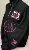 Fabric “Pearl” Quarter zip