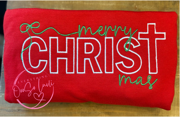 merry 'CHRIST'mas sweatshirt
