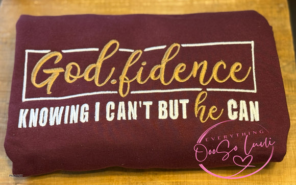Godfidence sweatshirt