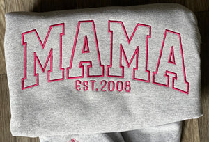 MAMA embroidered sweatshirt