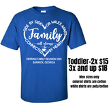 HERRING family reunion shirts