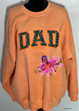 FABRIC APPLIQUÉ embroidered sweatshirt