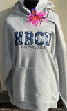 FABRIC APPLIQUÉ embroidered sweatshirt