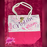 Custom tote bag set